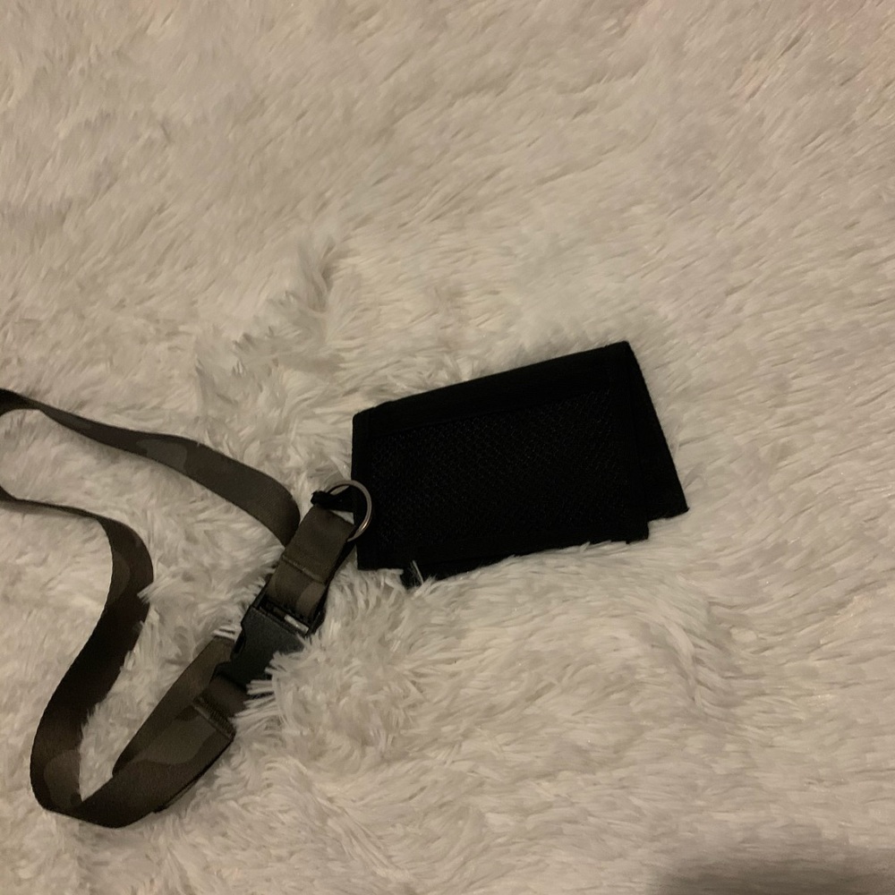 VS Pink Lanyard ID Holder Wallet